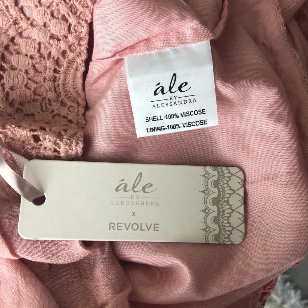 Ale by Alessandra Leticia Romper NEW Tea Rose M XS - Picture 9 of 10